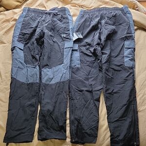 Russell Athletic Boy's Black and Gray Cargo Pants 10/12